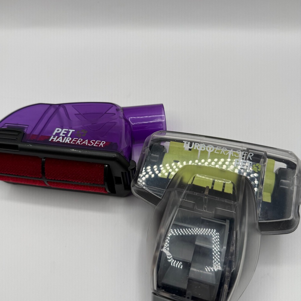 Lot of 2x Bissell Pet Hair Eraser and TurboEraser Pet Vacuum Attachment Tool Set
